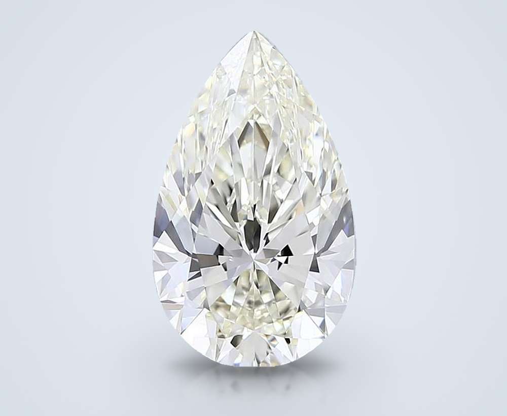 4.01 Carat Pear Natural Diamond