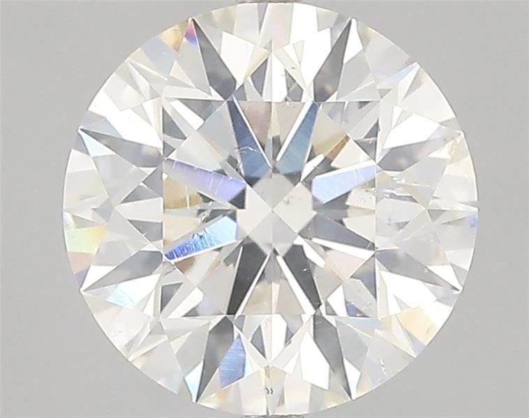 3.21ct I SI2 Rare Carat Ideal Cut Round Diamond