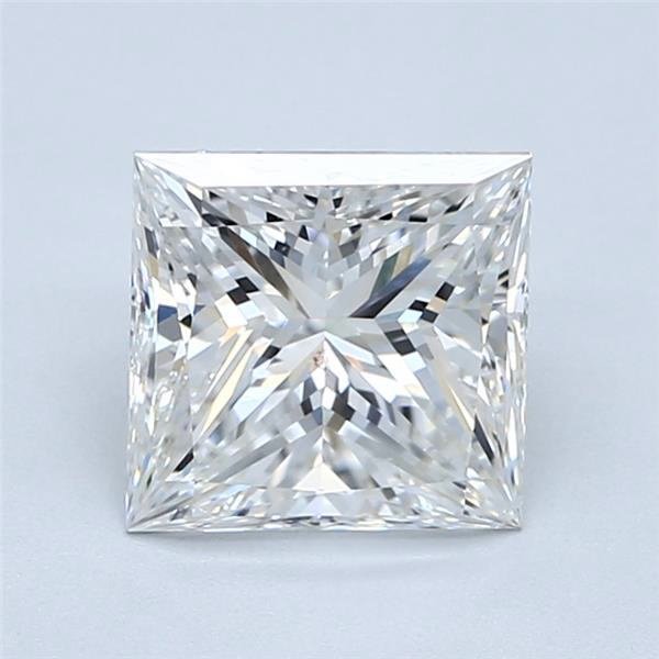 1.91ct G SI1 Rare Carat Ideal Cut Princess Diamond