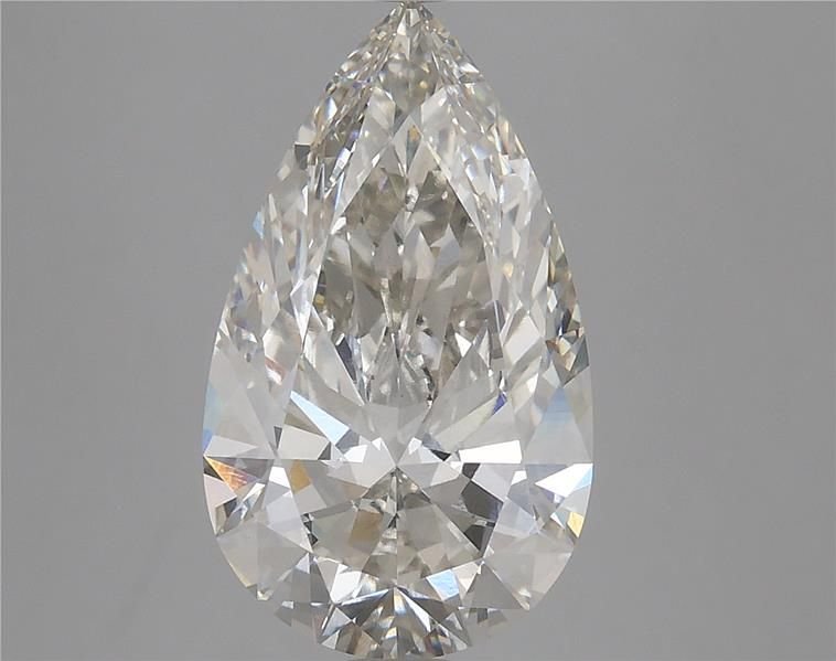 4.13ct I VS1 Rare Carat Ideal Cut Pear Lab Grown Diamond