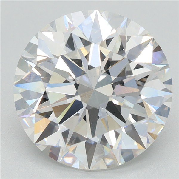 3.32ct E VVS2 Rare Carat Ideal Cut Round Lab Grown Diamond