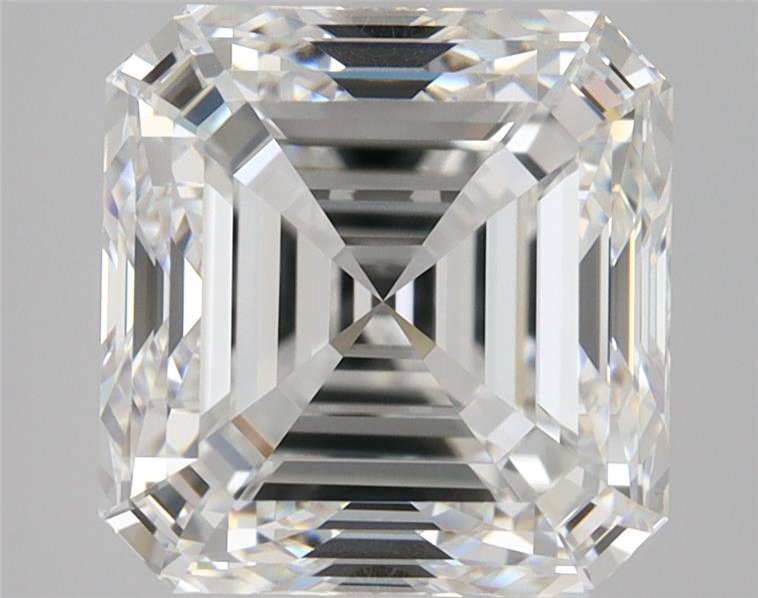 2.70ct E VVS1 Very Good Cut Asscher Diamond