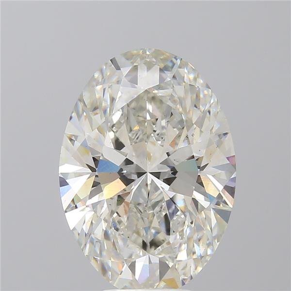 7.30ct H VS2 Rare Carat Ideal Cut Oval Lab Grown Diamond