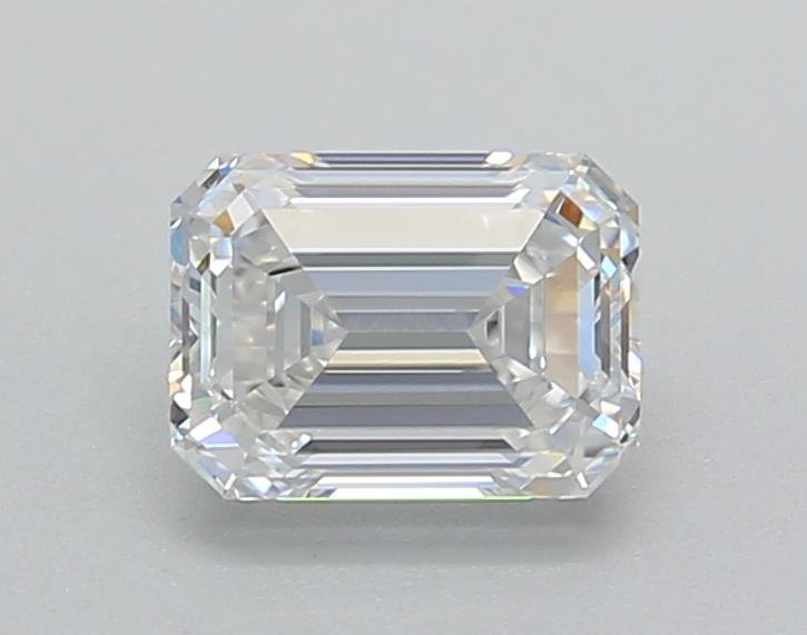 1.01ct E VVS2 Rare Carat Ideal Cut Emerald Lab Grown Diamond