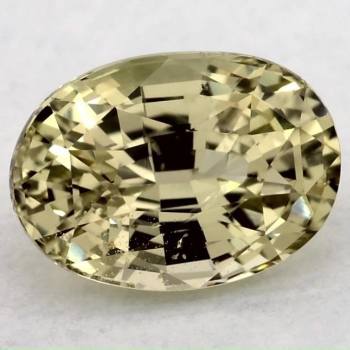 2.15 Carat Green Oval Sapphire