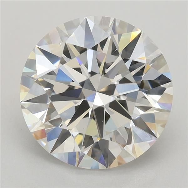 2.57ct F VS1 Rare Carat Ideal Cut Round Lab Grown Diamond