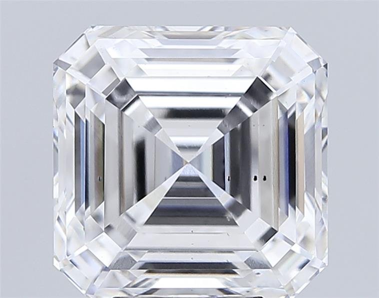 7.33ct D VS2 Rare Carat Ideal Cut Asscher Lab Grown Diamond