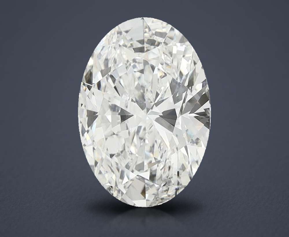 6.60 Carat Oval Lab Diamond