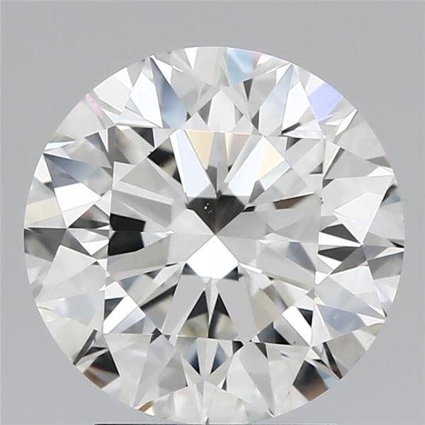 3.05ct J VS2 Rare Carat Ideal Cut Round Diamond