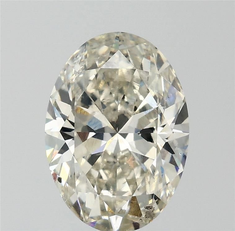 4.01ct H SI2 Rare Carat Ideal Cut Oval Diamond