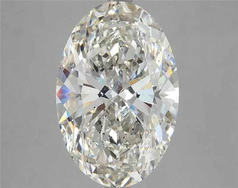 5.08ct I SI1 Rare Carat Ideal Cut Oval Lab Grown Diamond