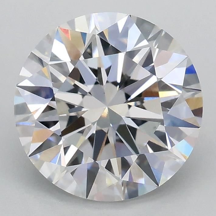 2.06ct D VVS2 Rare Carat Ideal Cut Round Lab Grown Diamond