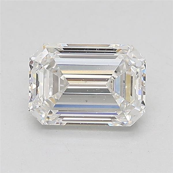 1.11ct F VS1 Rare Carat Ideal Cut Emerald Lab Grown Diamond