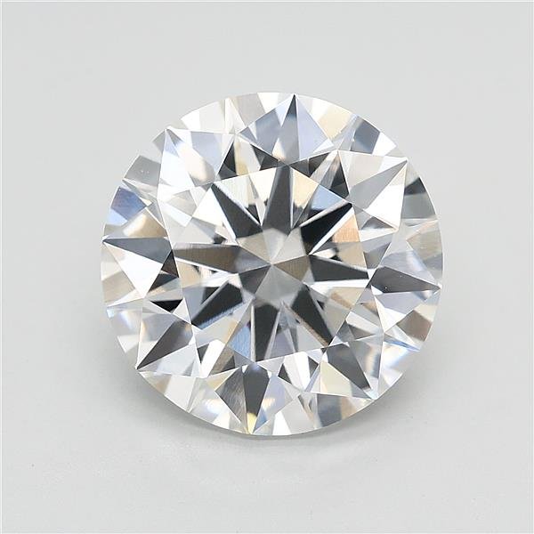 4.04ct F VS1 Rare Carat Ideal Cut Round Lab Grown Diamond