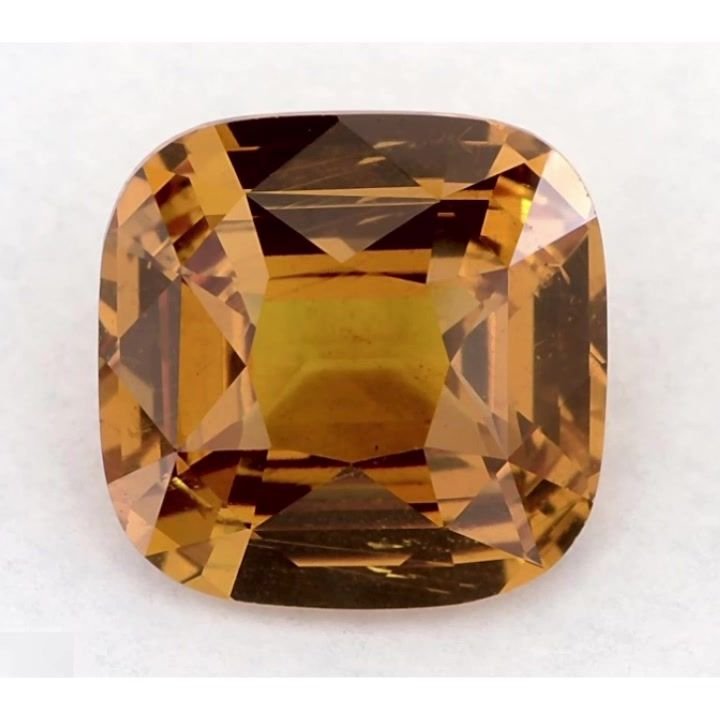 1.77 Carat Yellow Cushion Sapphire
