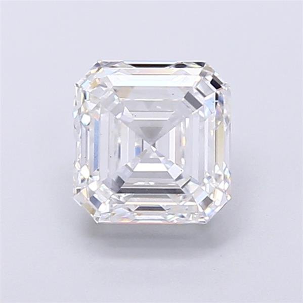 1.61ct E VS2 Rare Carat Ideal Cut Asscher Lab Grown Diamond