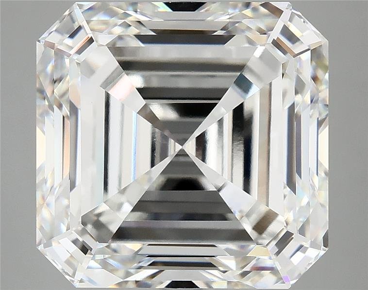 10.15ct F VVS2 Very Good Cut Asscher Lab Grown Diamond