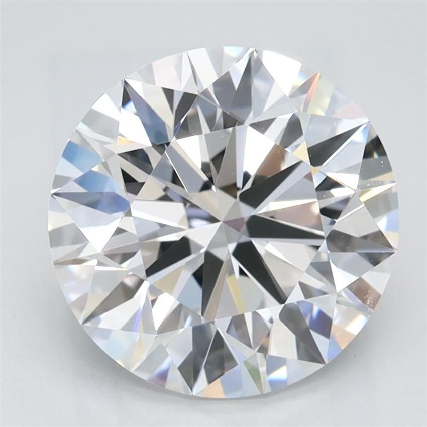 2.57ct D IF Rare Carat Ideal Cut Round Lab Grown Diamond
