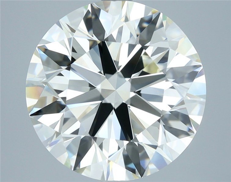 6.06ct J VVS1 Rare Carat Ideal Cut Round Diamond
