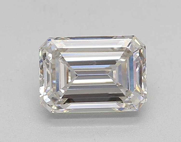 1.04ct H VVS2 Rare Carat Ideal Cut Emerald Lab Grown Diamond