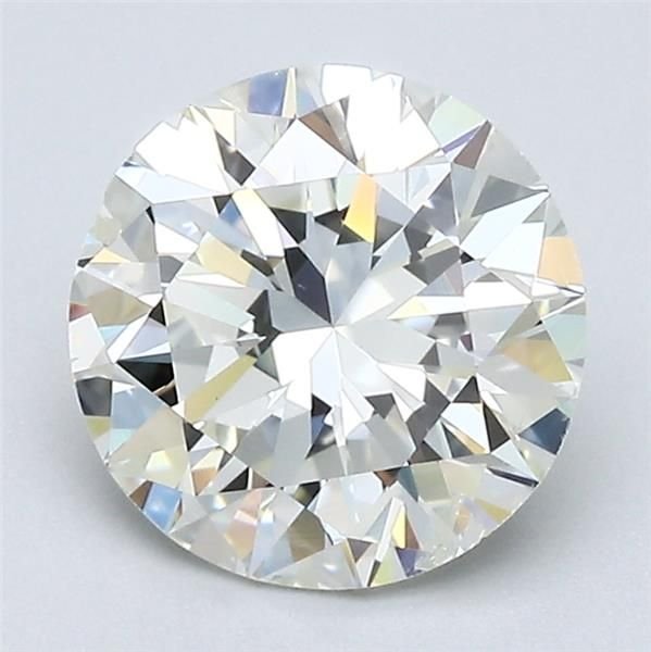 1.90ct J SI2 Good Cut Round Diamond