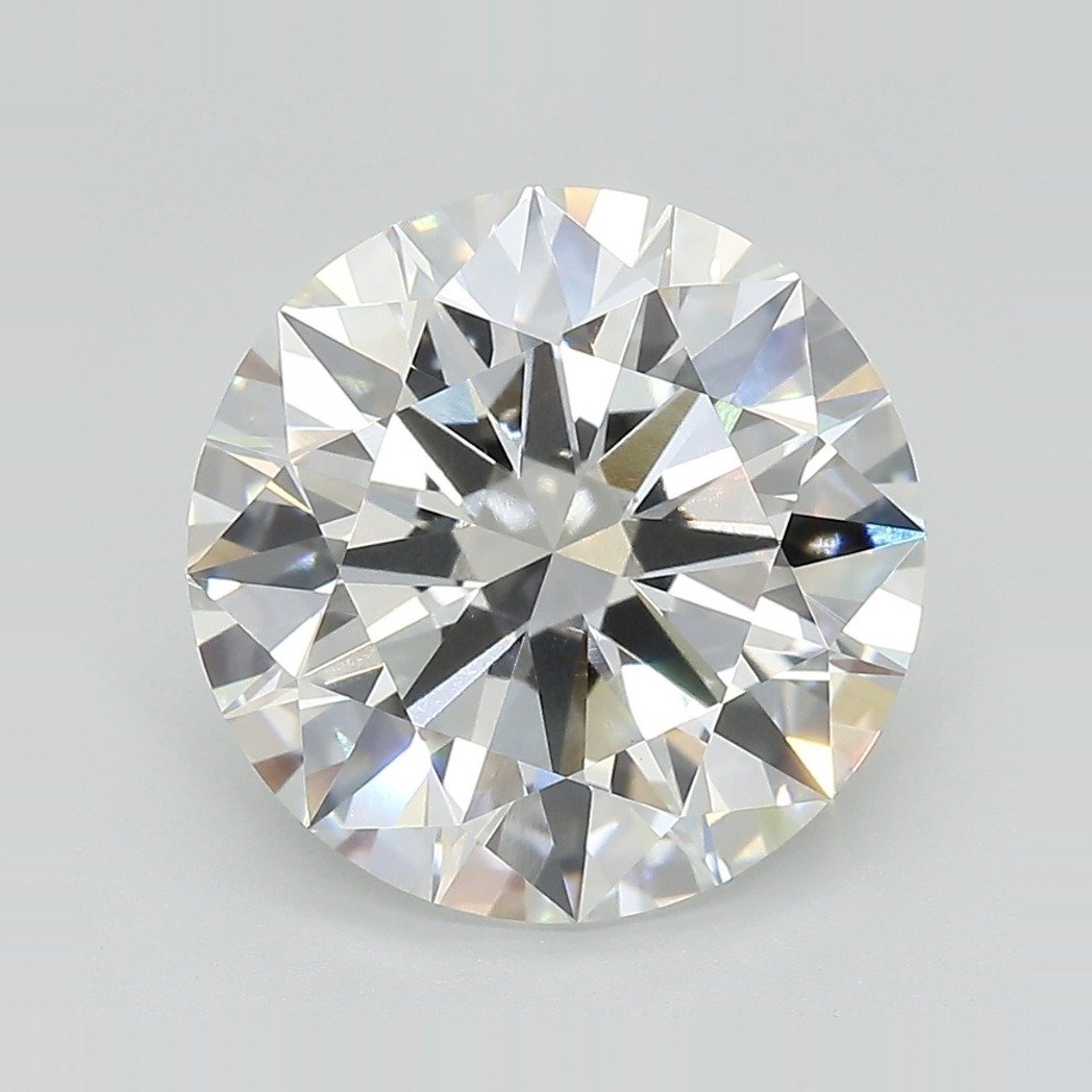 5.71ct E VVS2 Rare Carat Ideal Cut Round Lab Grown Diamond