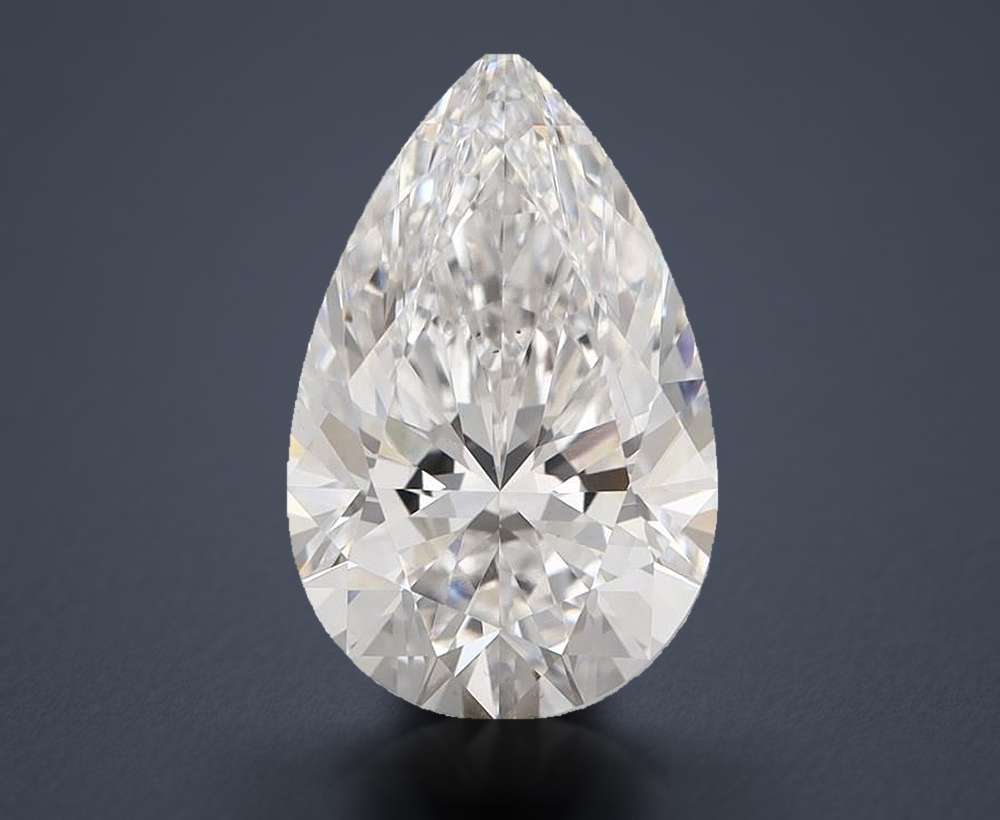 4.10 Carat Pear Lab Diamond