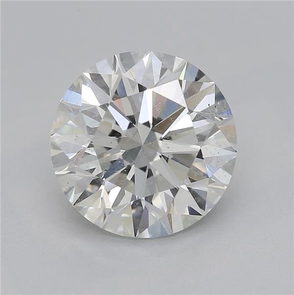 2.21ct J SI2 Rare Carat Ideal Cut Round Diamond