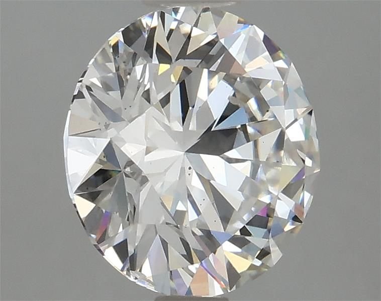 2.62ct F SI1 Rare Carat Ideal Cut Round Lab Grown Diamond