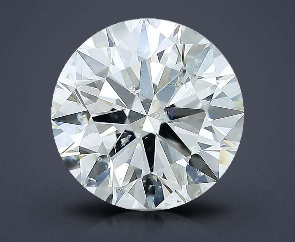 3.20 Carat Round Natural Diamond