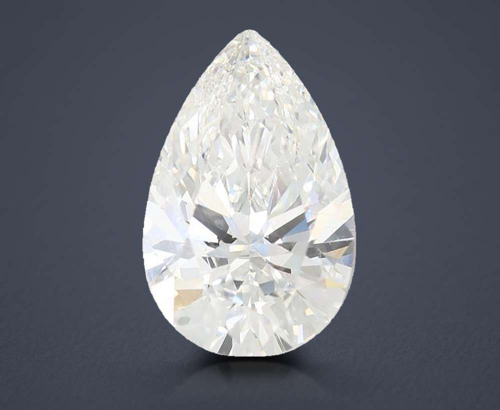 2.58 Carat Pear Lab Diamond