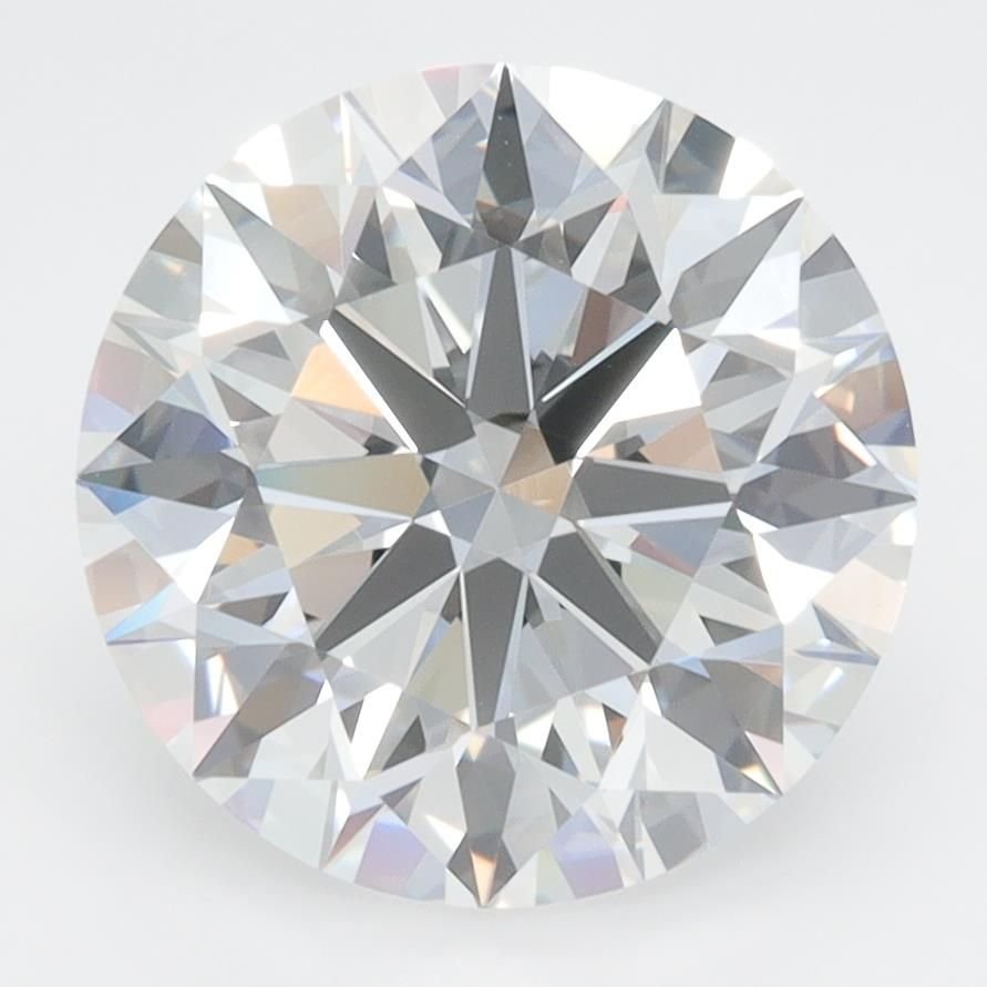4.28ct F VVS1 Rare Carat Ideal Cut Round Lab Grown Diamond