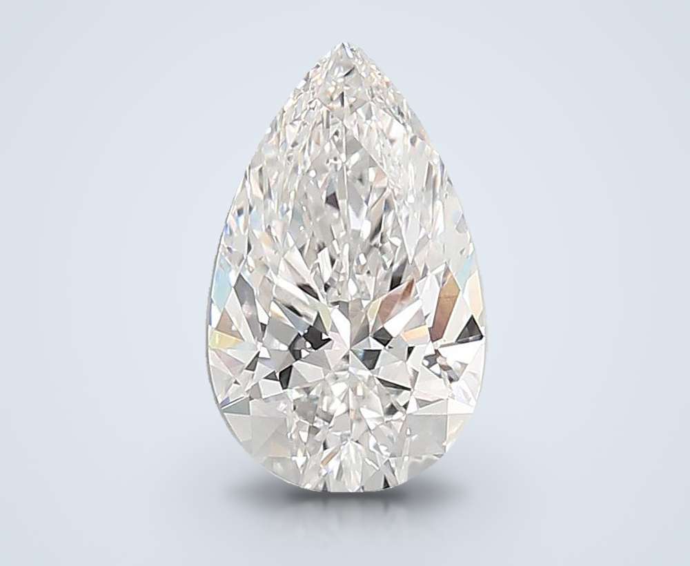 6.07 Carat Pear Lab Diamond