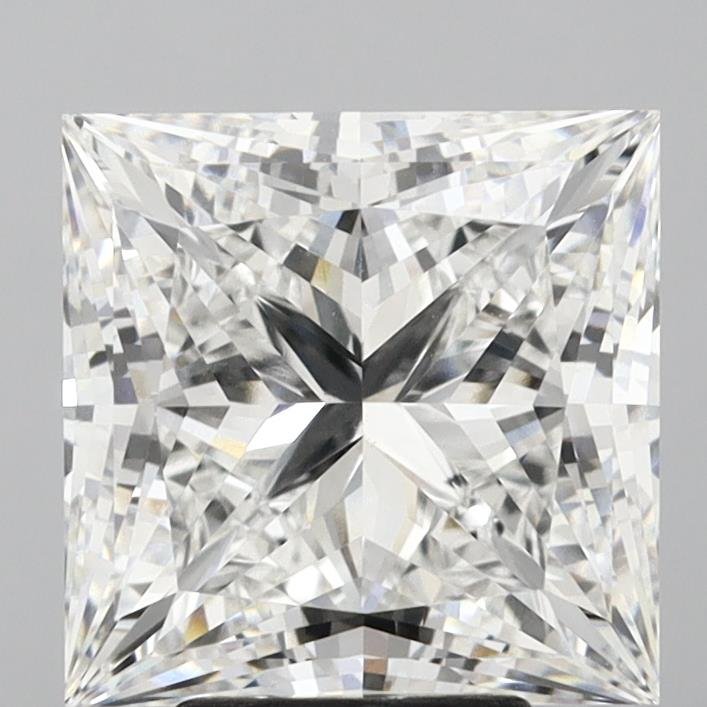 5.59ct F VS1 Rare Carat Ideal Cut Princess Lab Grown Diamond