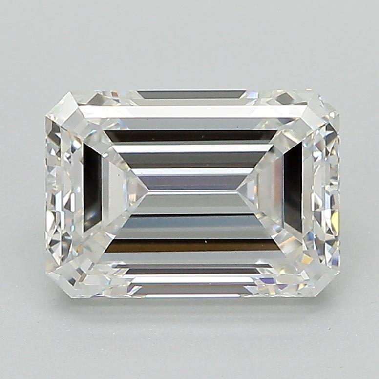2.09ct F VS1 Excellent Cut Emerald Lab Grown Diamond