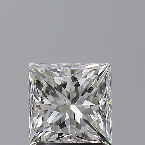 2.01ct J SI1 Good Cut Princess Diamond