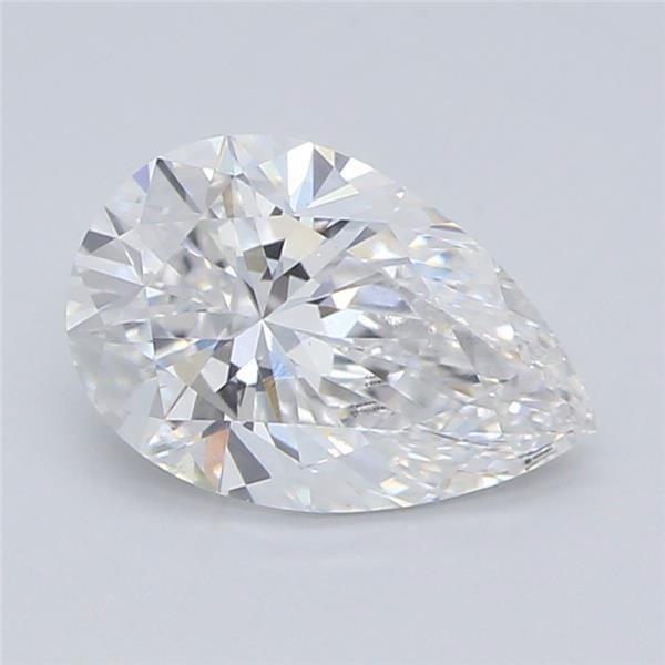 0.81ct E SI1 Rare Carat Ideal Cut Pear Lab Grown Diamond