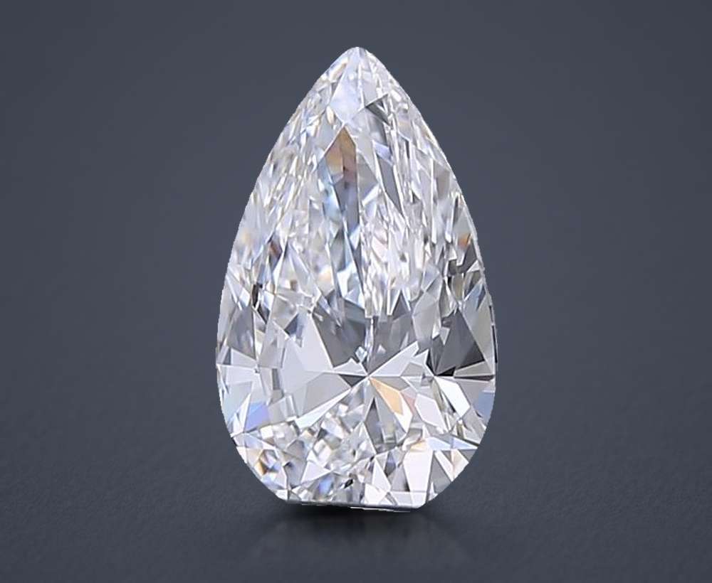 0.54 Carat Pear Lab Diamond