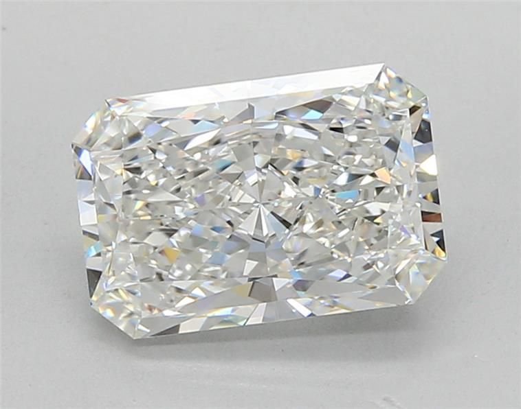 3.01ct E VVS2 Rare Carat Ideal Cut Radiant Lab Grown Diamond