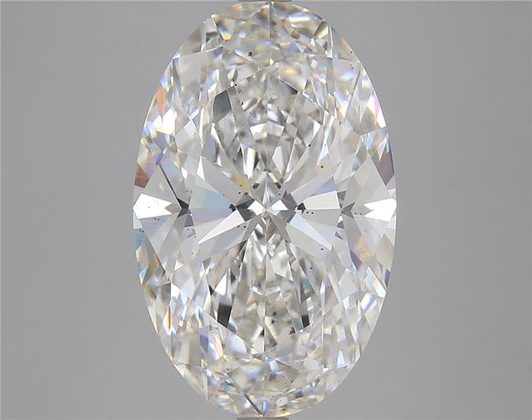 8.14ct G SI1 Rare Carat Ideal Cut Oval Lab Grown Diamond