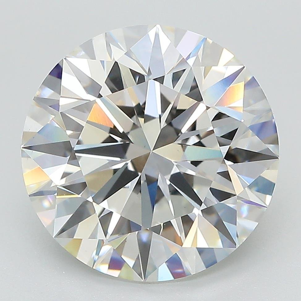 6.12ct E VS1 Rare Carat Ideal Cut Round Lab Grown Diamond