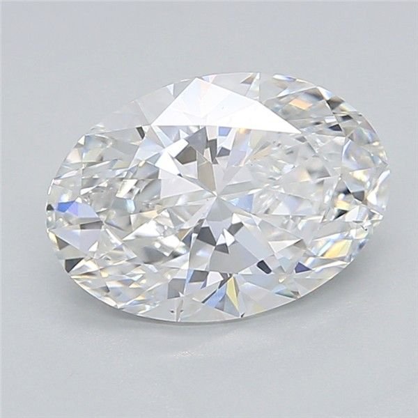 2.05ct D VS1 Rare Carat Ideal Cut Oval Lab Grown Diamond