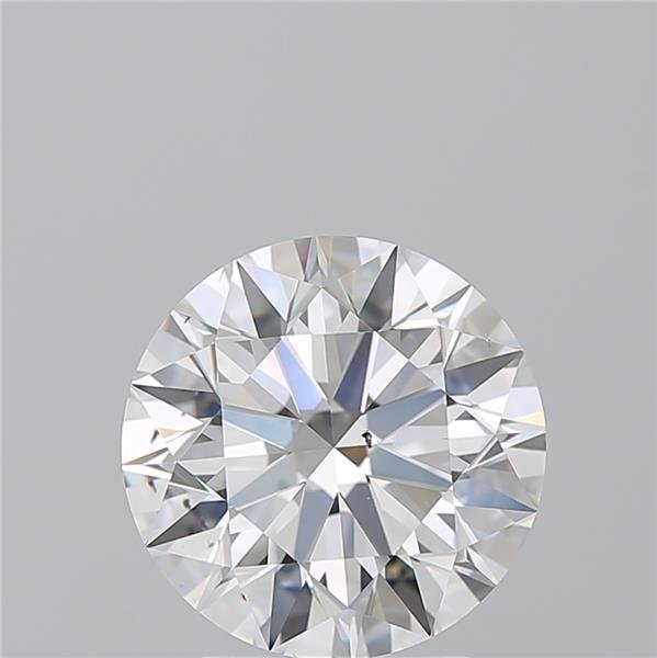 3.06ct E SI1 Rare Carat Ideal Cut Round Diamond