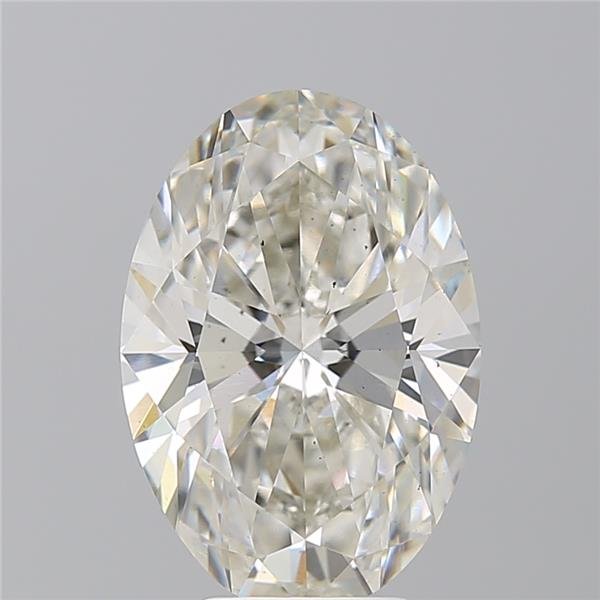 5.17ct H VS2 Rare Carat Ideal Cut Oval Lab Grown Diamond