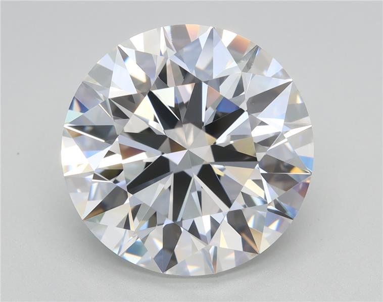 6.05ct F VVS1 Rare Carat Ideal Cut Round Lab Grown Diamond