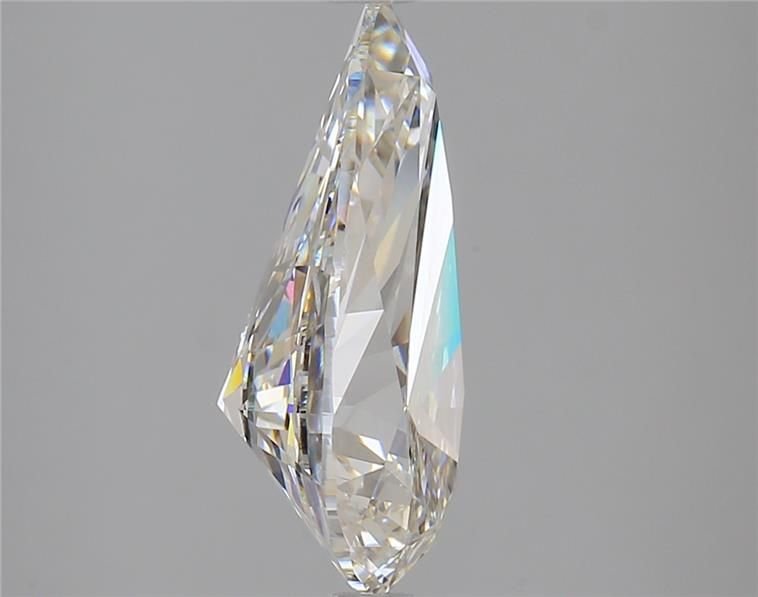 3.56ct H SI1 Rare Carat Ideal Cut Pear Lab Grown Diamond