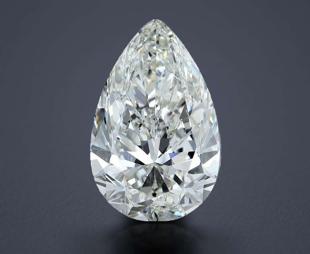 10.07 Carat Pear Natural Diamond