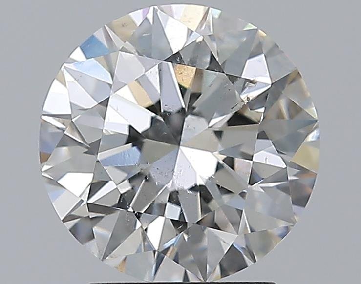 2.51ct G SI2 Rare Carat Ideal Cut Round Diamond