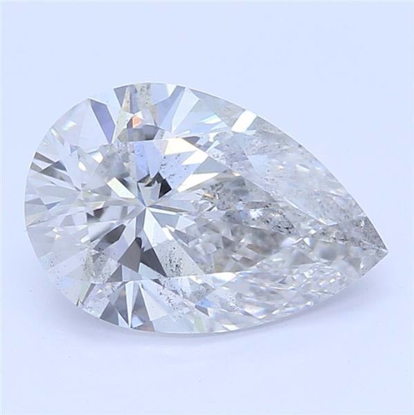 0.86ct F SI1 Rare Carat Ideal Cut Pear Lab Grown Diamond