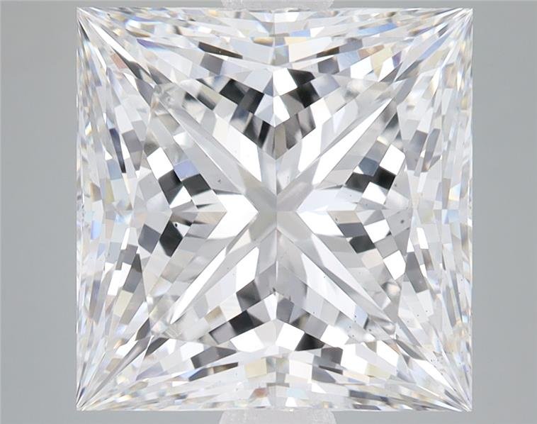 7.08ct F VS2 Rare Carat Ideal Cut Princess Lab Grown Diamond